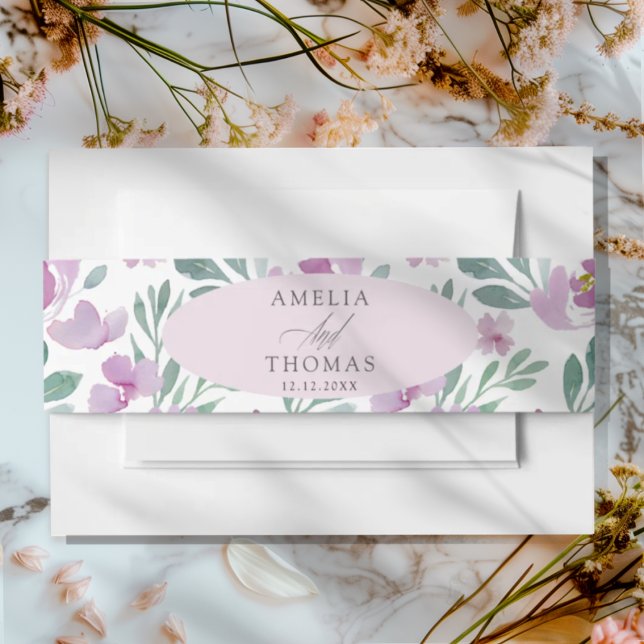 Bandeau De Faire-part Invitation Belly Band (Créateur téléchargé)