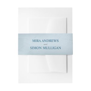 Bandeau De Faire-part Invitation élémentaire à l'eau et à la glace Bande