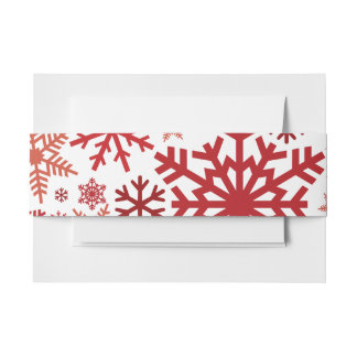 Bandeau De Faire-part Joyeux Noël hiver Motif de flocon de neige