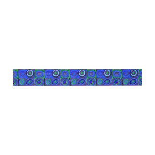 Bandeau De Faire-part Kandinsky Farbstudie Quadrate Carrés bleus
