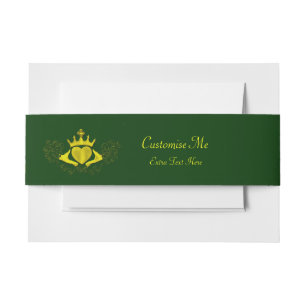 Bandeau De Faire-part Le Claddagh (Or)