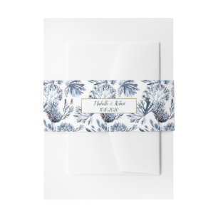 Bandeau De Faire-part Le récif bleu Mariage nautique