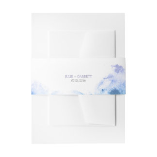 Bandeau De Faire-part Le ventre d'aquarelle réunit des invitations de