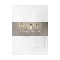 Lumières de lanternes rustiques