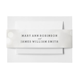 Bandeau De Faire-part Lumières élégantes de parties scintillantes