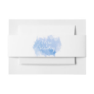 Bandeau De Faire-part Mariage abstrait d'aquarelle moderne