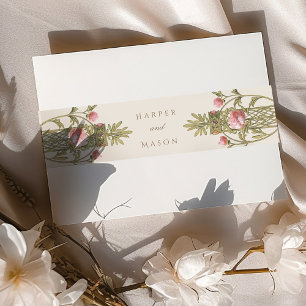 Bandeau De Faire-part Mariage botanique romantique