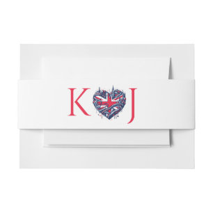 Bandeau De Faire-part MARIAGE britannique