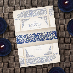 Bandeau De Faire-part Mariage celtique des épées