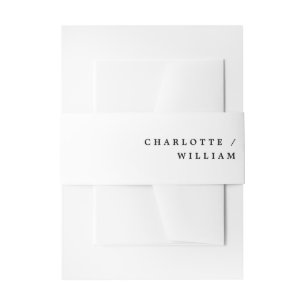 Bandeau De Faire-part Mariage chic moderne minimal de typographie