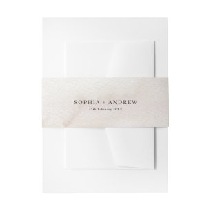 Bandeau De Faire-part Mariage d'aquarelle rustique rétro