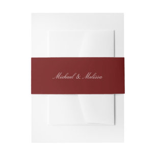 Bandeau De Faire-part Mariage d'Automne en Spirale
