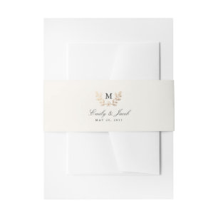 Bandeau De Faire-part Mariage de fleurs de récolte