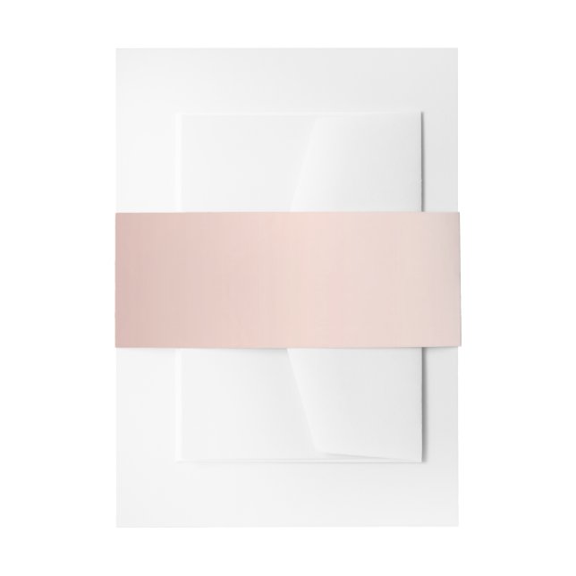 Bandeau De Faire-part mariage de gradient or rose (Devant example)