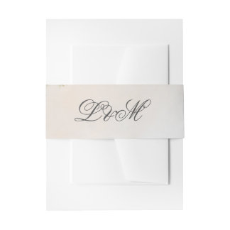 Bandeau De Faire-part Mariage de jardin romantique pictural