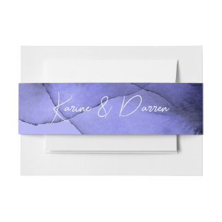 Bandeau De Faire-part Mariage de lavande violette bleue