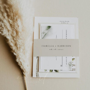 Bandeau De Faire-part Mariage De L'Invitation Bande Belly