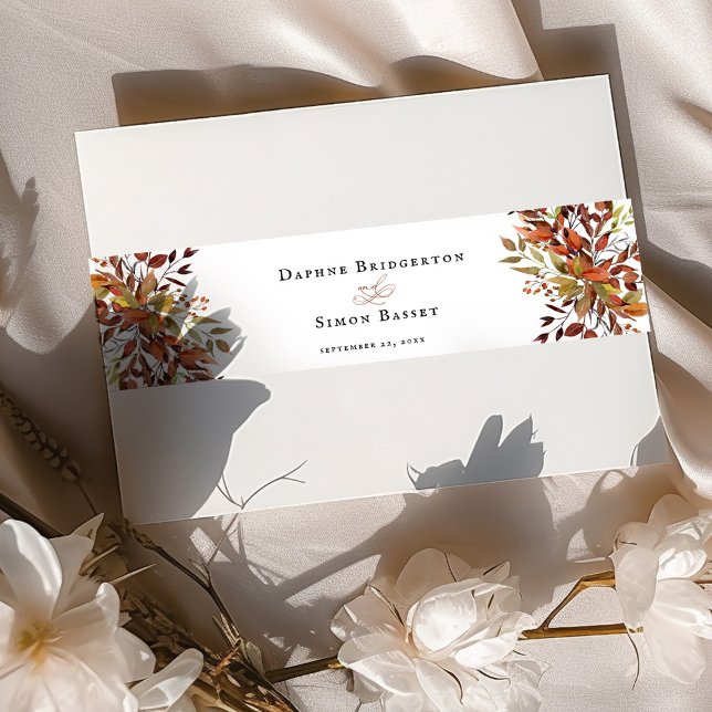 Bandeau De Faire-part Mariage de script de fin (Créateur téléchargé)