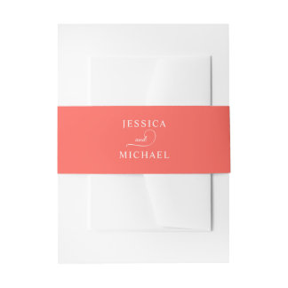 Bandeau De Faire-part Mariage de script romantique de Verona Sunset