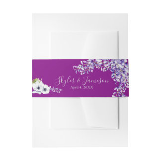 Bandeau De Faire-part Mariage de Wisteria