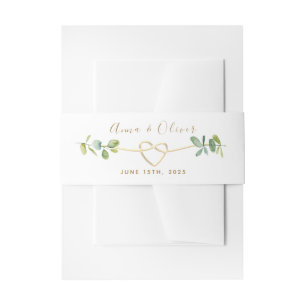 Bandeau De Faire-part Mariage d'eucalyptus