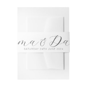 Bandeau De Faire-part Mariage élégant personnalisé