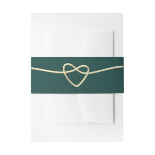 Bandeau De Faire-part Mariage Emerald Green