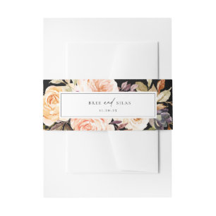 Bandeau De Faire-part Mariage floral de l'automne de Terre