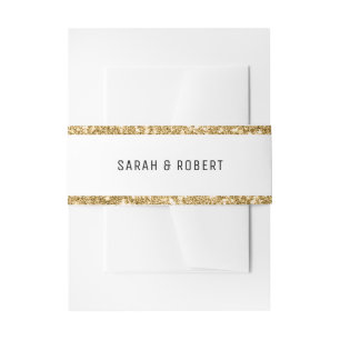 Bandeau De Faire-part Mariage frontière Parties scintillant blanche et o