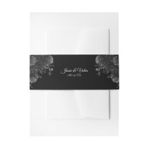 Mariage gothique Rose noir et gris
