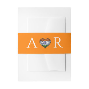 Bandeau De Faire-part Mariage indien Couple