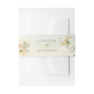 Bandeau De Faire-part Mariage Jardin Français Romantique Aquarelle Régen