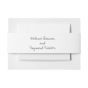 Bandeau De Faire-part Mariage Manuscrit