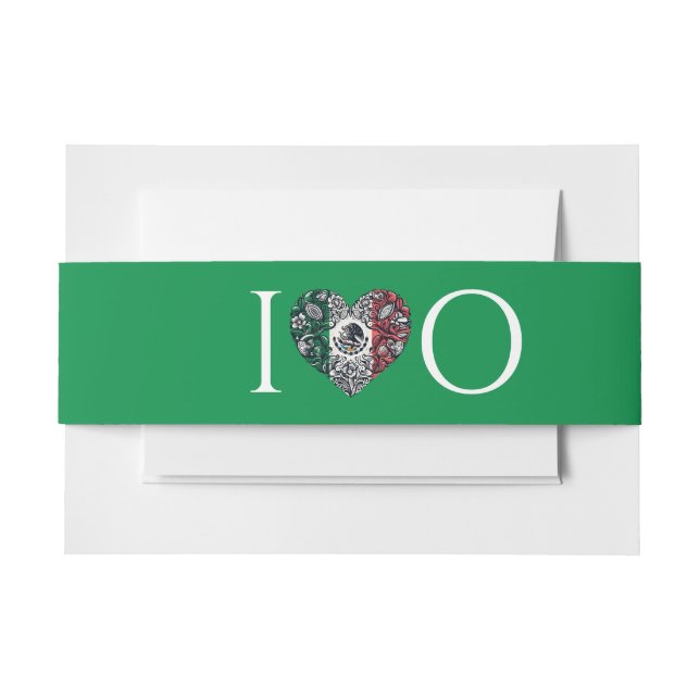 Bandeau De Faire-part Mariage mexicain (Devant Example)