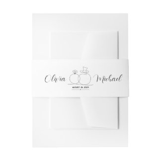 Bandeau De Faire-part Mariage minimal