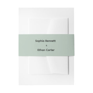 Bandeau De Faire-part Mariage Minimaliste Classique Élégant et Raffiné