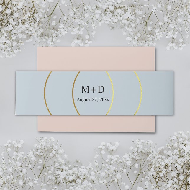 Bandeau De Faire-part Mariage minimaliste des anneaux (Créateur téléchargé)