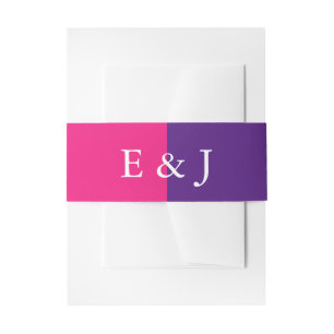 Bandeau De Faire-part Mariage minimaliste mélange et assorti de lever de