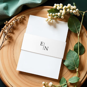 Bandeau De Faire-part Mariage Minimaliste Moderne