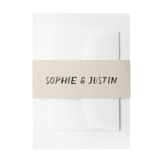 Bandeau De Faire-part Mariage Minimaliste Moderne Écriture Manuscrite