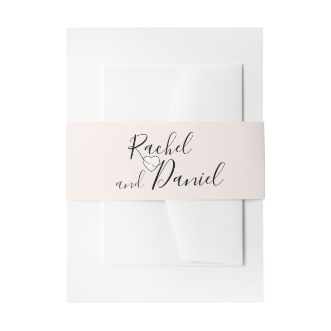 Bandeau De Faire-part Mariage moderne (Devant example)