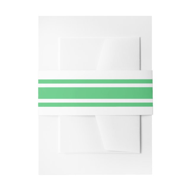 Bandeau De Faire-part Mariage moderne Emerald Green (Devant example)