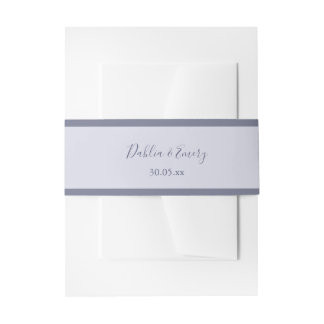 Bandeau De Faire-part Mariage Pastel Minimaliste Rayures Lilas