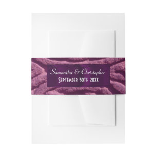 Bandeau De Faire-part Mariage personnalisé de noeud violet celtique