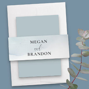 Bandeau De Faire-part Mariage personnalisé Lave couleur gris bleu