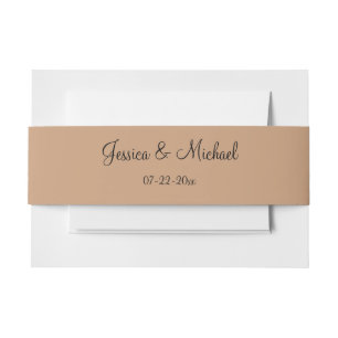 Bandeau De Faire-part Mariage Rose de couleur douce