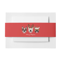 Merry Woofmas Têtes de Noël