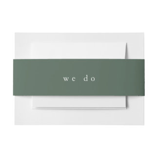 Bandeau De Faire-part Message texte minimal que nous faisons