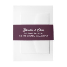 minimaliste Élégant prune violet et blanc rayures