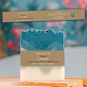 Bandeau De Faire-part Modèle de bande de savon de la barre cosmétique Ét